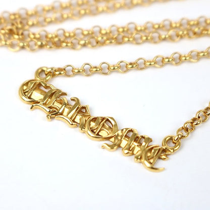 CHROME HEARTS 22K CHROME Logo Chain Necklace Size ONE SIZE