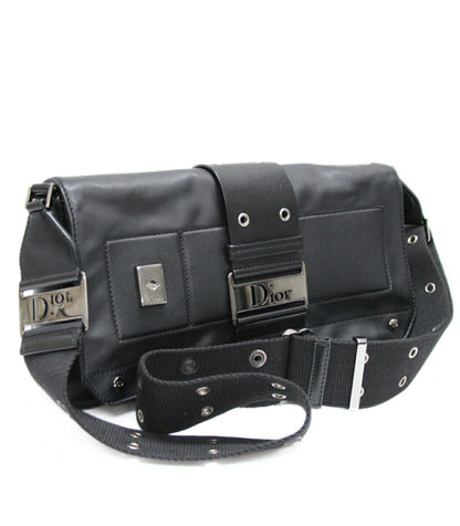 Christian Dior Street Chic Leather Bag Black Size ONE SIZE