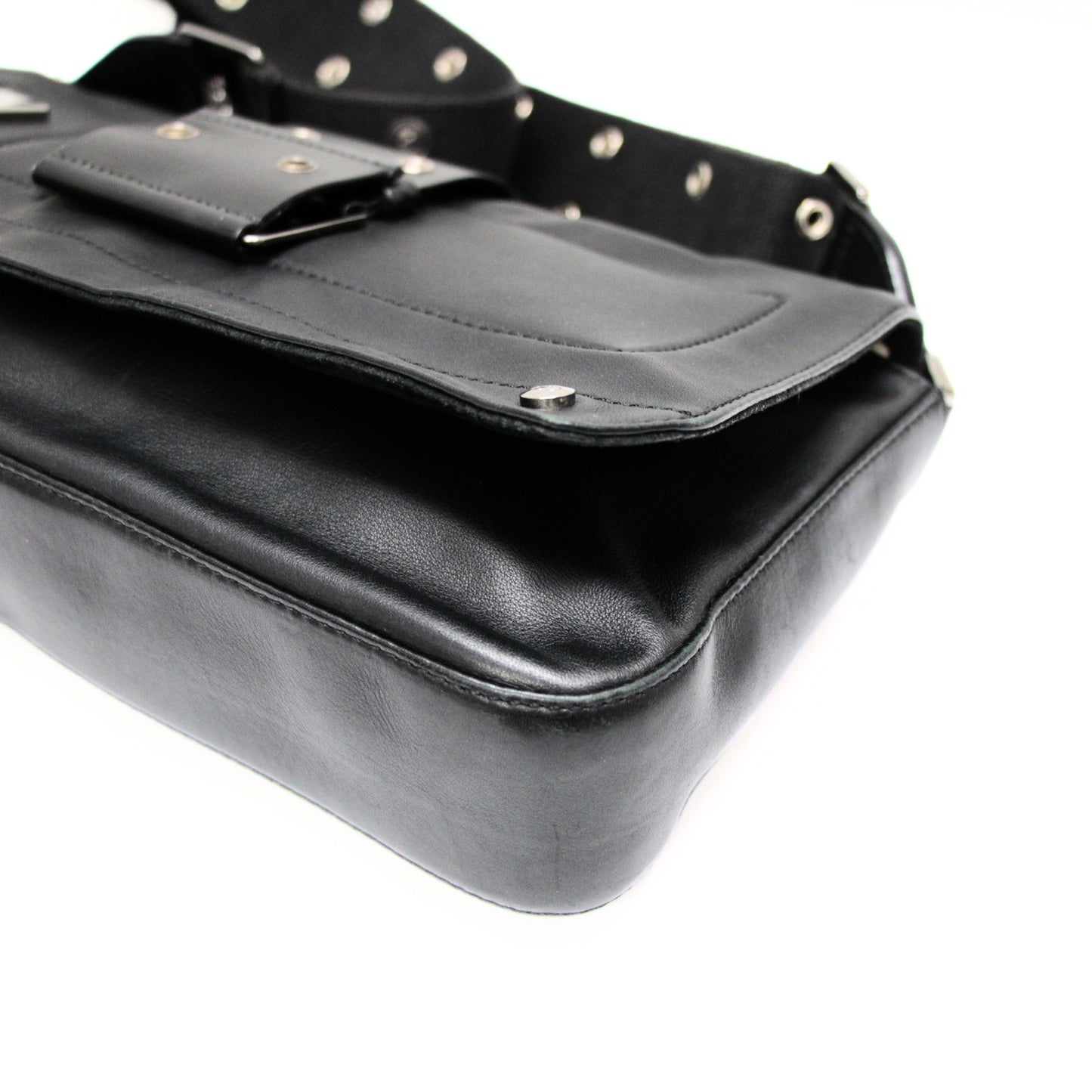 Christian Dior Street Chic Leather Bag Black Size ONE SIZE