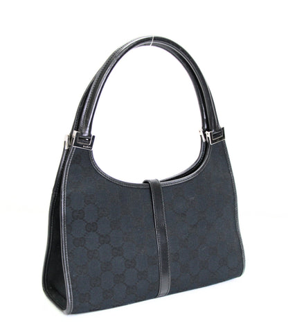 GUCCI Jackie Small GG Canvas Leather Handbag Size ONE SIZE