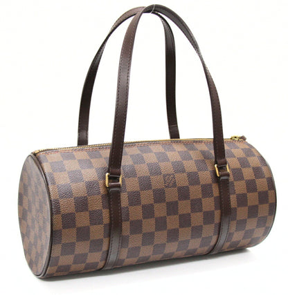 LOUIS VUITTON Damier Papillon 30 Handbag Brown Size ONE SIZE