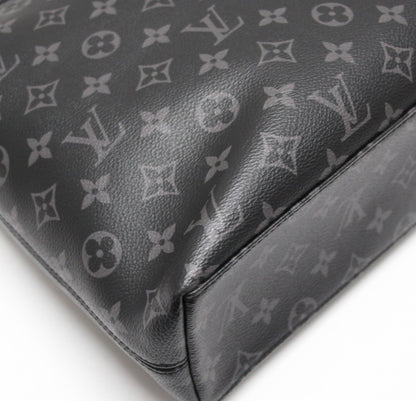 LOUIS VUITTON Monogram Eclipse Briefcase Black Size ONE SIZE