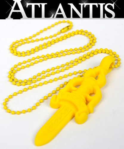 CHROME HEARTS Large Dagger Necklace Yellow Size ONE SIZE