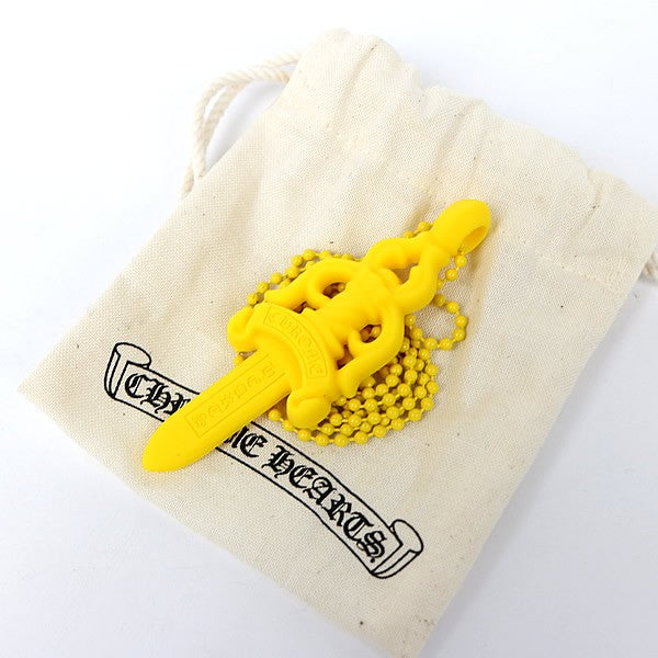 CHROME HEARTS Large Dagger Necklace Yellow Size ONE SIZE