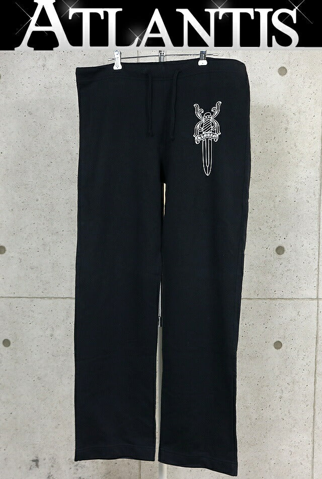 CHROME HEARTS Himuro Dagger T-Bar Sweatpants Black Size S