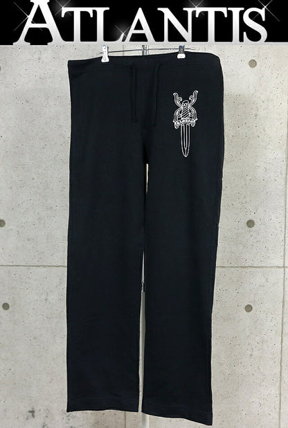 CHROME HEARTS Himuro Dagger T-Bar Sweatpants Black Size S