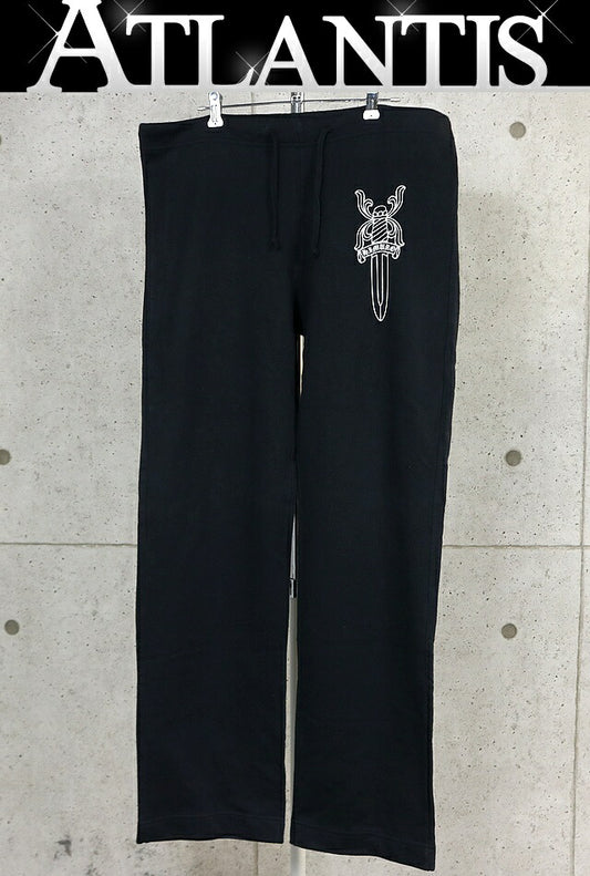 CHROME HEARTS Himuro Dagger T-Bar Sweatpants Black Size S