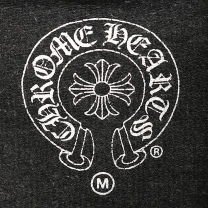 CHROME HEARTS Old BS Fleur Zip Hoodie Gray Size M
