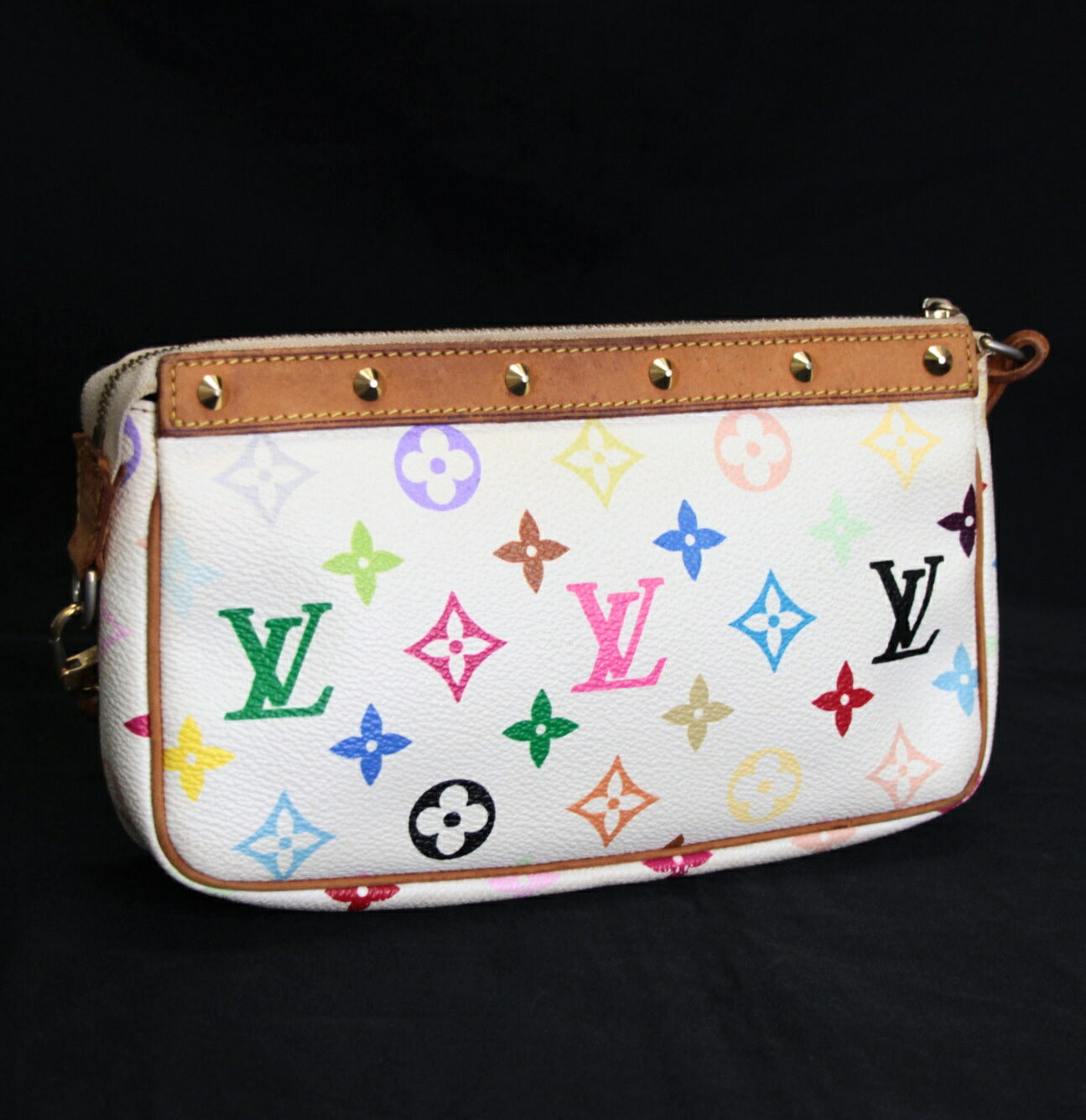 LOUIS VUITTON Monogram Pochette Bag Size ONE SIZE