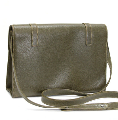 GUCCI Vintage Turn-lock Leather Shoulder Bag Size ONE SIZE