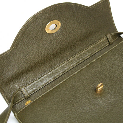 GUCCI Vintage Turn-lock Leather Shoulder Bag Size ONE SIZE
