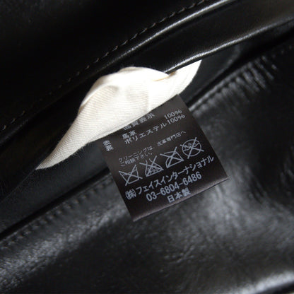 666 triple six 42 Horsehide Single Rider's Jacket Black Size 42