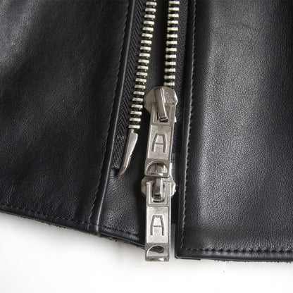 666 triple six Steerhide UK Double Rider Riders Jacket Size 40