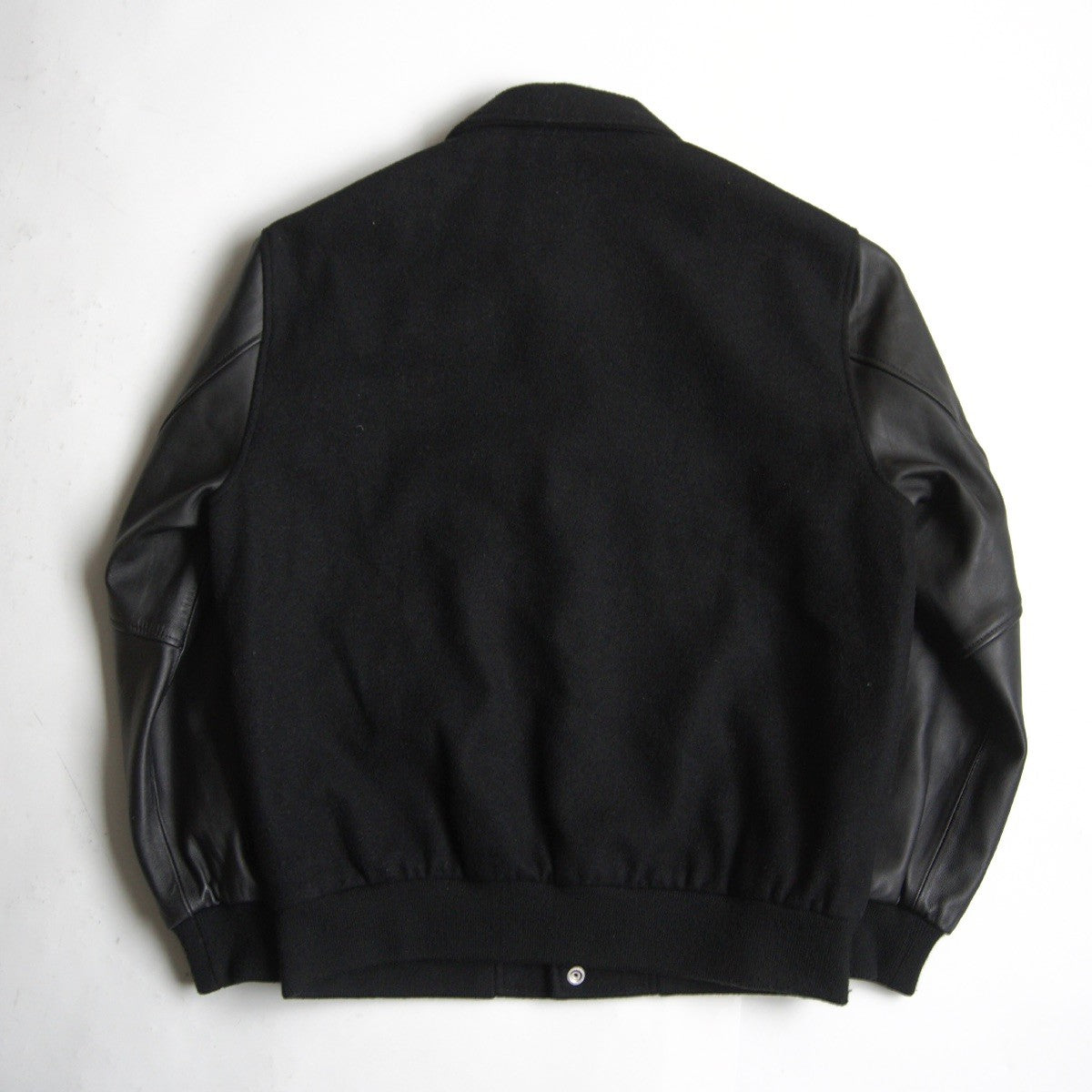 Skookum 417 Melton x Leather Varsity Jacket Size L