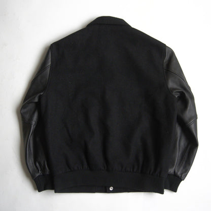 Skookum 417 Melton x Leather Varsity Jacket Size L