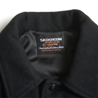 Skookum 417 Melton x Leather Varsity Jacket Size L