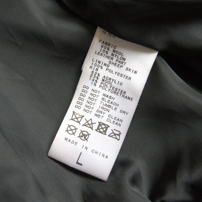 Skookum 417 Melton x Leather Varsity Jacket Size L