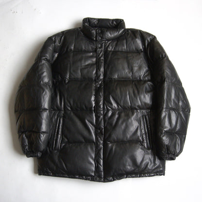 WIND ARMOR Leather Down Jacket Size 3L
