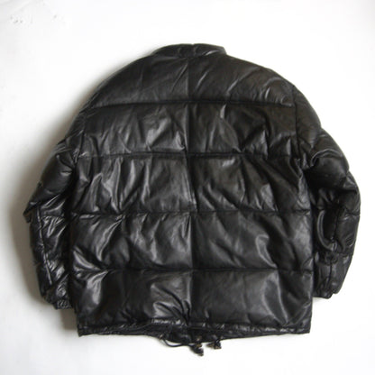 WIND ARMOR Leather Down Jacket Size 3L