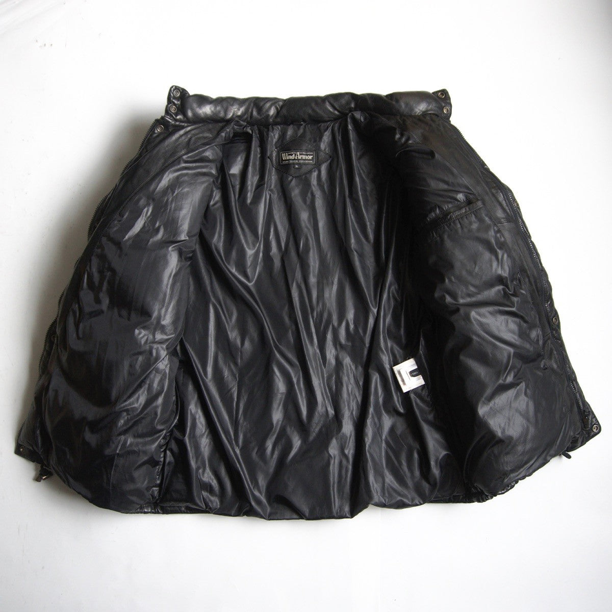 WIND ARMOR Leather Down Jacket Size 3L