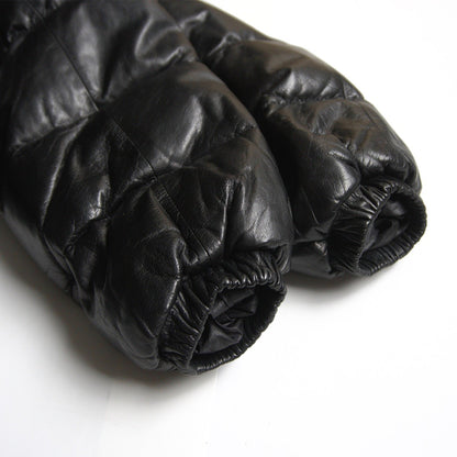 WIND ARMOR Leather Down Jacket Size 3L