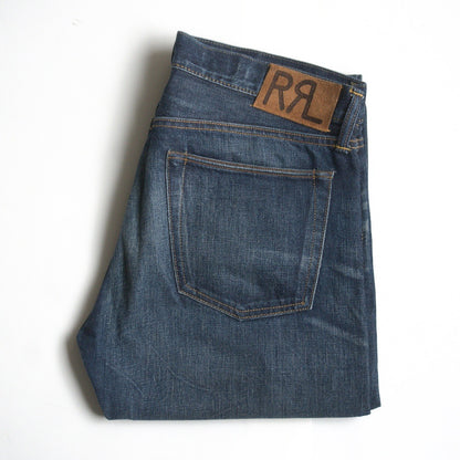 RRL Low-Straight Jeans Vintage Wash Made in USA Size 33×32