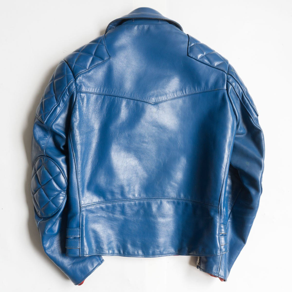 666 triple six Steerhide Padded Motorcycle Jacket Size 36
