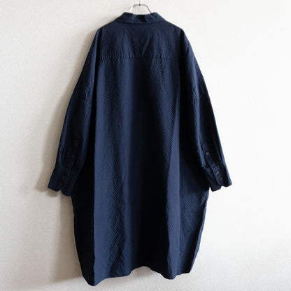 Casey Casey Quilted Shirt Dress Blue Size S