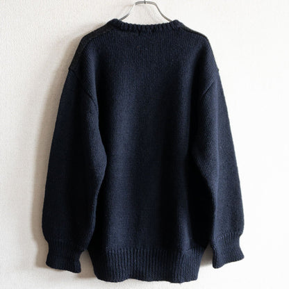 Comme des Garcons 80S colorblock knit Sweater Blue Size L
