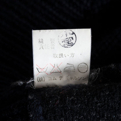 Comme des Garcons 80S colorblock knit Sweater Blue Size L