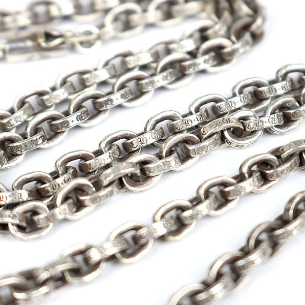 CHROME HEARTS Paper Chain 20 Inch 925 Necklace Size Silver