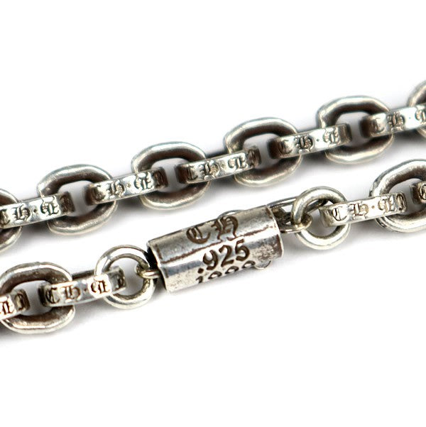 CHROME HEARTS Paper Chain 20 Inch 925 Necklace Size Silver