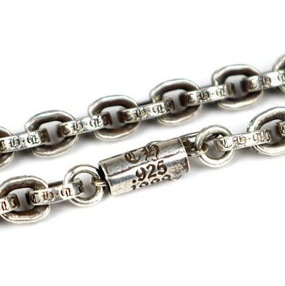 CHROME HEARTS Paper Chain 20 Inch 925 Necklace Size Silver
