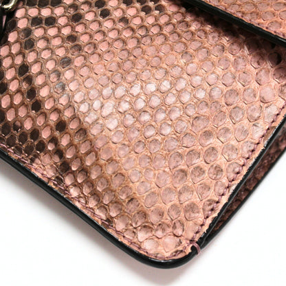 GUCCI New Jackie Python 2WAY Shoulder Bag Pink Size ONE SIZE