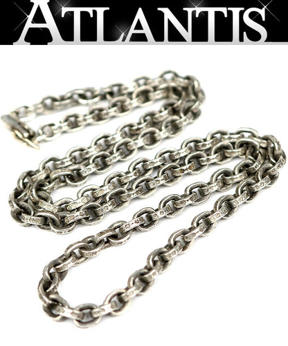 CHROME HEARTS Paper Chain 20 Inch 925 Necklace Size ONE SIZE