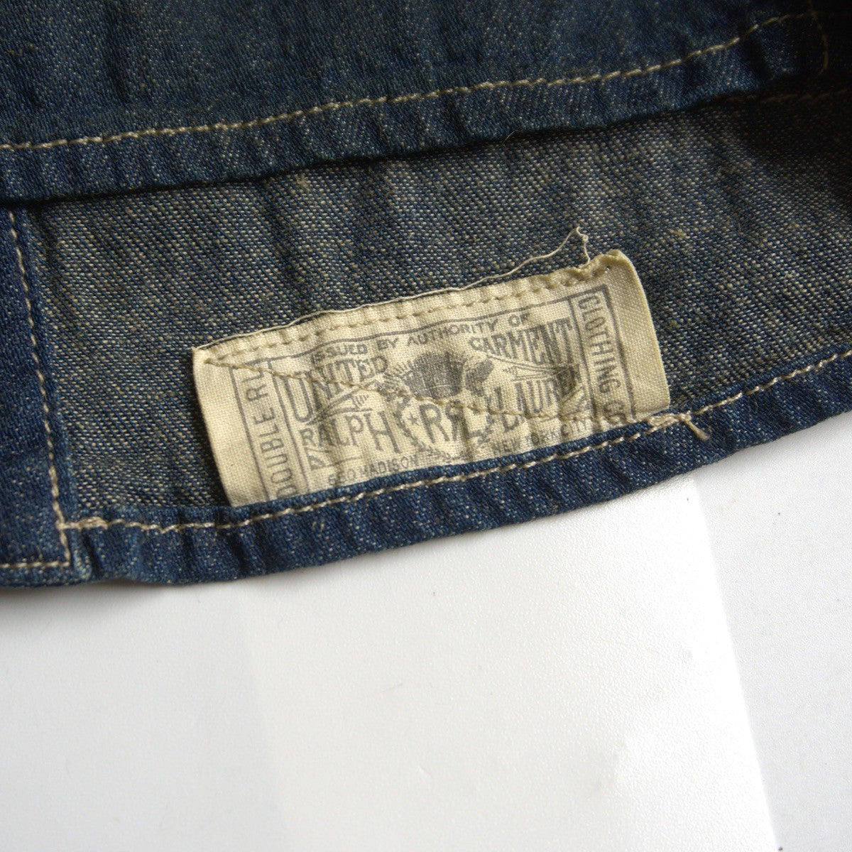 RRL Vintage Style Denim Coverall Jacket Size S