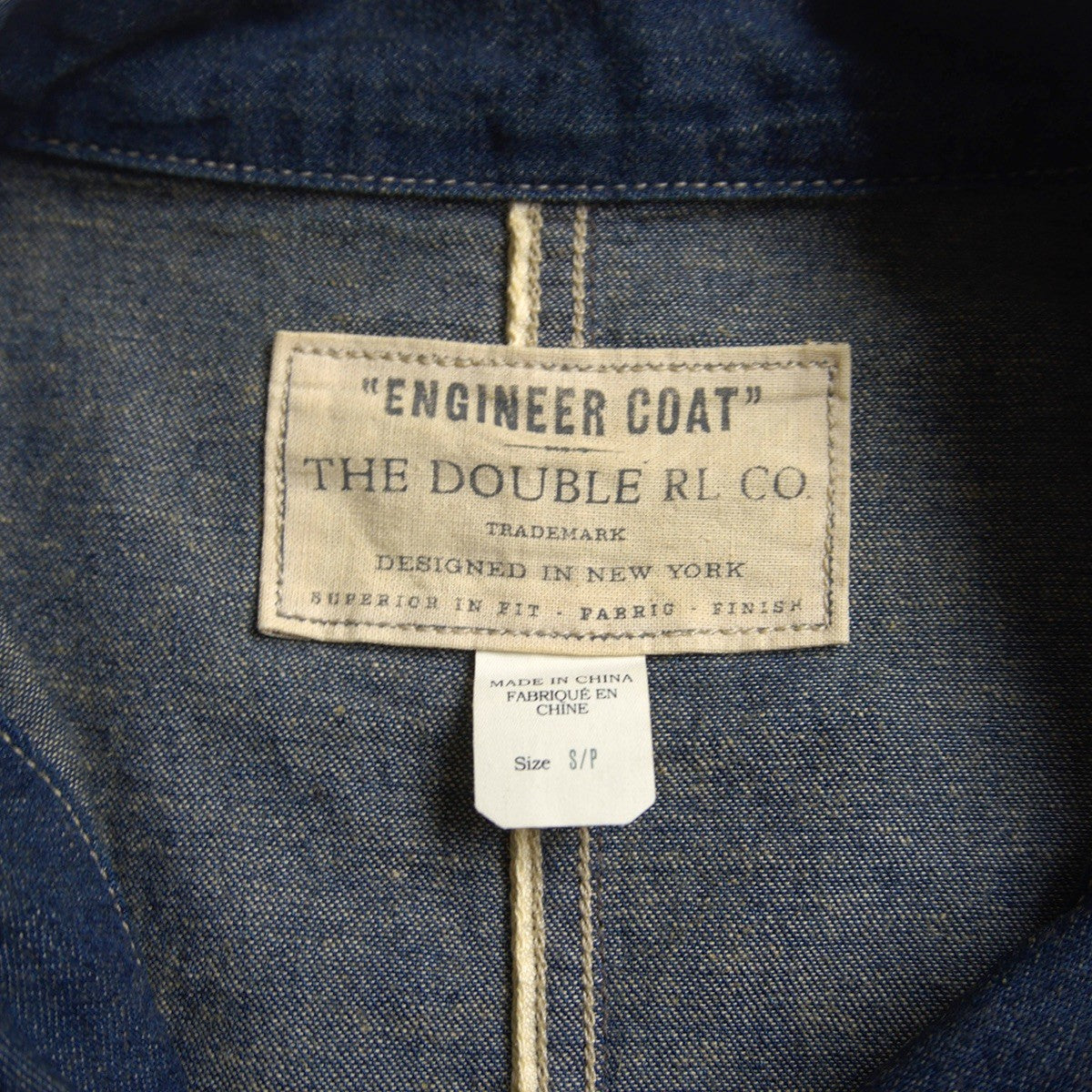 RRL Vintage Style Denim Coverall Jacket Size S