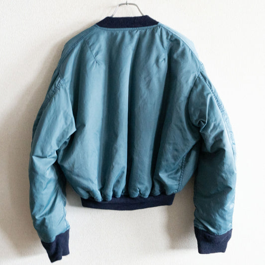 ALPHA INDUSTRIES 90s MA-1 Nylon Flight Jacket USA Size XL