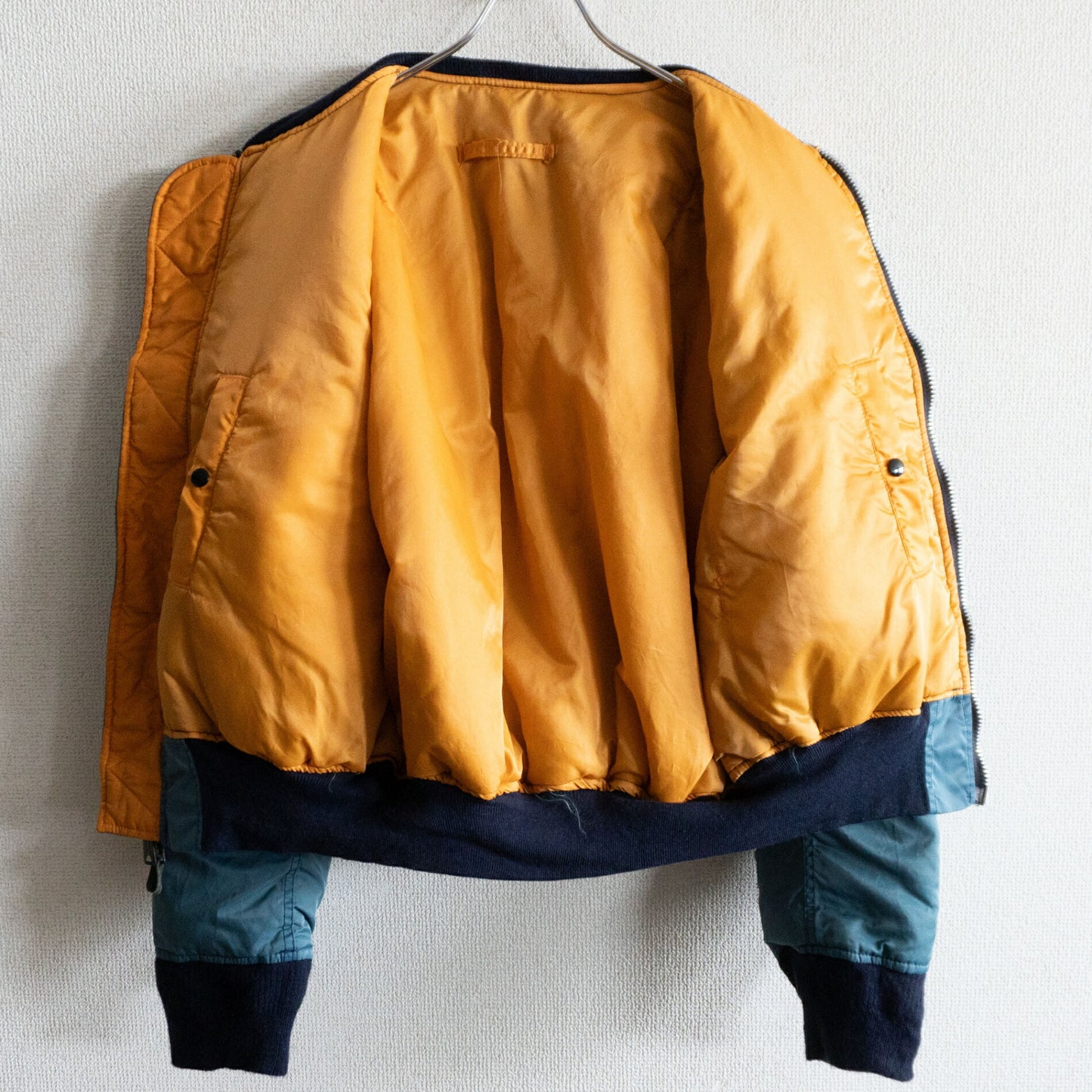 ALPHA INDUSTRIES 90s MA-1 Nylon Flight Jacket USA Size XL
