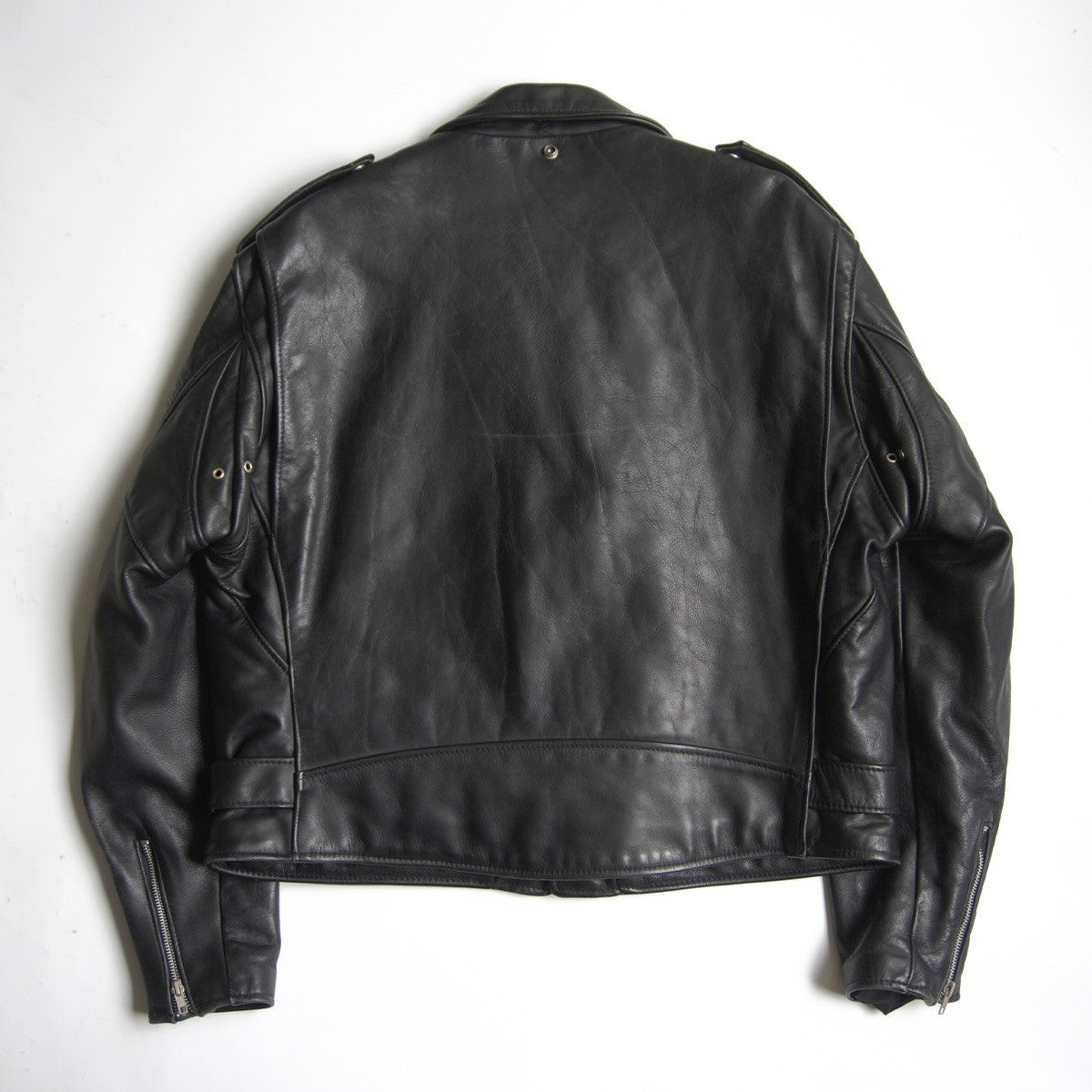 SCHOTT 618 Double Rider Leather Jacket Black Size M