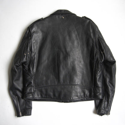 SCHOTT 618 Double Rider Leather Jacket Black Size M