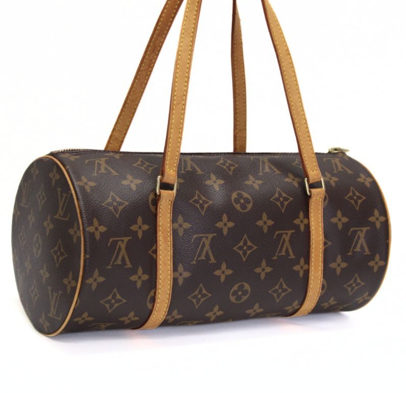 Louis Vuitton Monogram Papillon Handbag Brown Size ONE SIZE