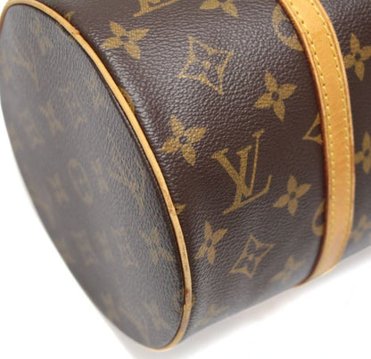 Louis Vuitton Monogram Papillon Handbag Brown Size ONE SIZE
