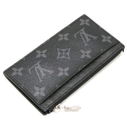 Louis Vuitton Monogram Eclipse Coin Card Holder Wallet Black