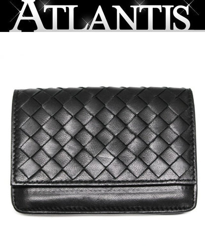 BOTTEGA VENETA Intrecciato Leather Card Holder Card Case Size ONE SIZE