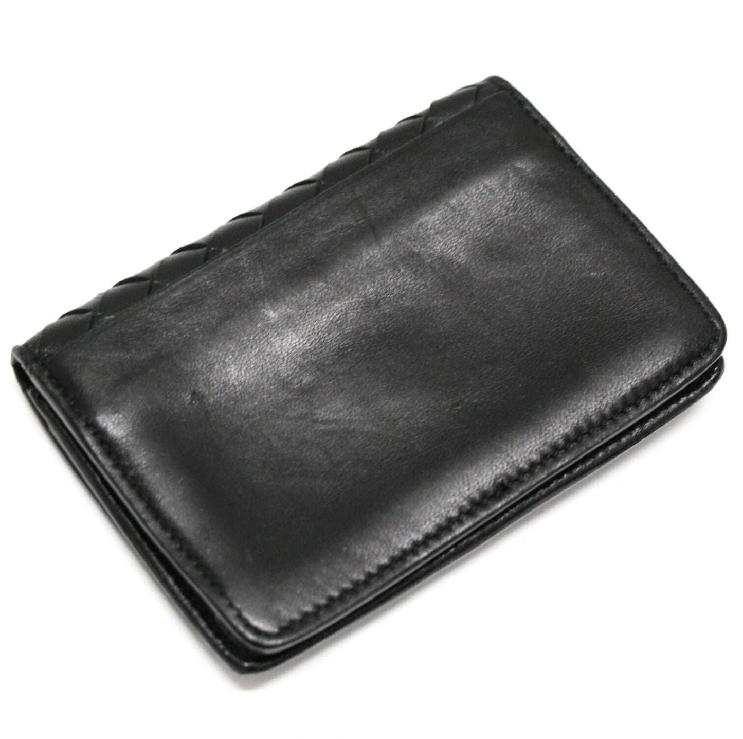 BOTTEGA VENETA Intrecciato Leather Card Holder Card Case Size ONE SIZE
