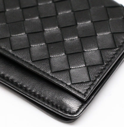 BOTTEGA VENETA Intrecciato Leather Card Holder Card Case Size ONE SIZE
