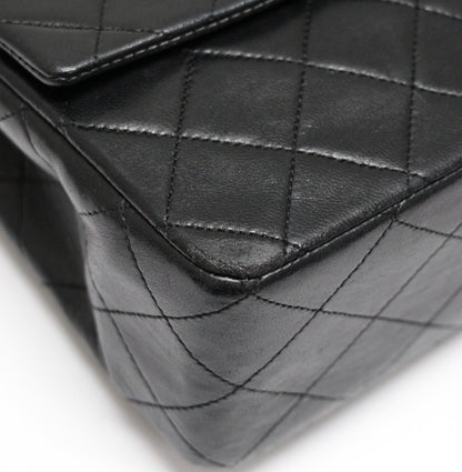 CHANEL Matelasse 27 Lamb Chain Bag Black Size ONE SIZE