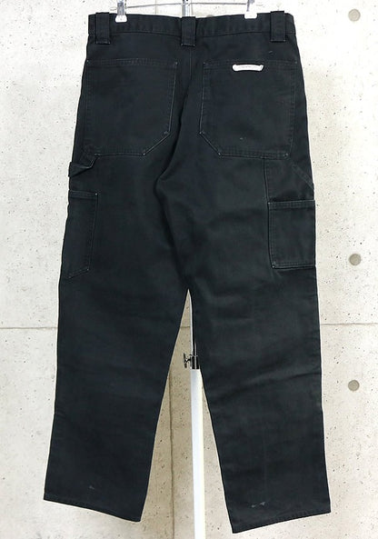CHROME HEARTS Carpenter Cotton Pants Black Size 32