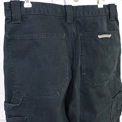 CHROME HEARTS Carpenter Cotton Pants Black Size 32